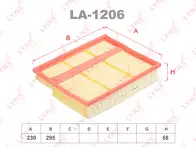 Воздушный фильтр Lynx LA-1206