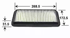 Воздушный фильтр JS Asakashi  A967J