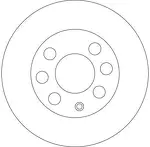 Тормозной диск TRW  DF4439