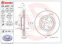 Тормозной диск Brembo Prime Line  09.A407.11