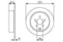 Тормозной диск Bosch  0 986 479 634