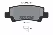 Задние тормозные колодки Textar  2381601