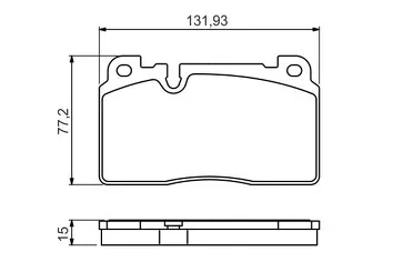 Bosch 0 986 494 702 <span>тормозные колодки передние</span>