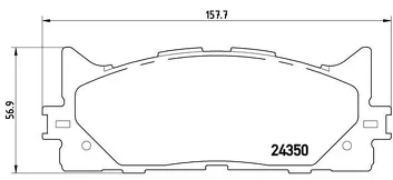 Brembo P 83 117 <span>тормозные колодки передние</span>