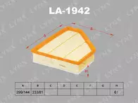 Воздушный фильтр Lynx  LA-1942