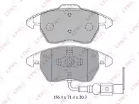 Передние тормозные колодки Lynx  BD-1203