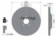 Тормозной диск Textar 92177005 для Audi A8 D3