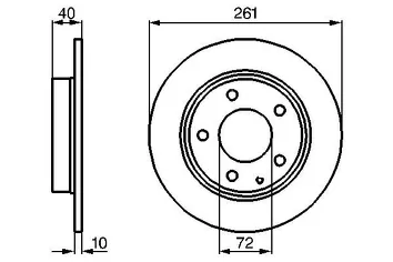 Bosch 0 986 478 633 <span>тормозной диск полный</span>