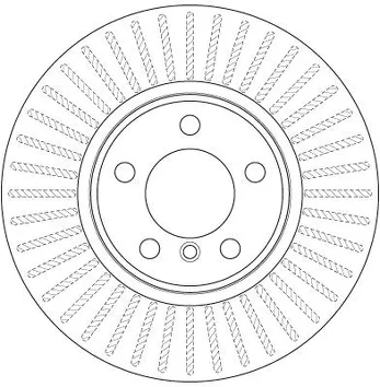 TRW DF8050 <span>тормозной диск вентилируемый</span>