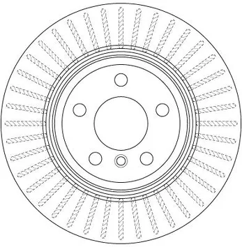 TRW DF6512S <span>тормозной диск вентилируемый</span>