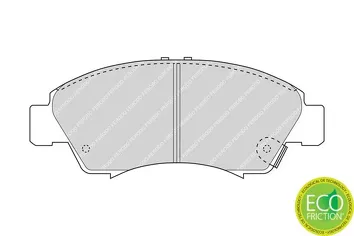 Ferodo Premier Eco Friction FDB777 <span>тормозные колодки передние</span>
