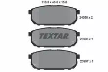 Задние тормозные колодки Textar  2405801