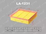 Воздушный фильтр Lynx  LA-1231