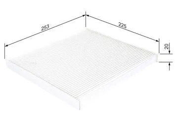 Bosch 1 987 432 269 <span>салонный фильтр пылевой</span>