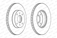 Тормозной диск Ferodo  DDF959