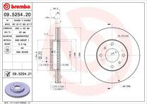 Тормозной диск Brembo Prime Line  09.5254.20