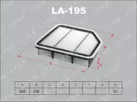 Воздушный фильтр Lynx LA-195