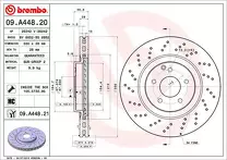 Тормозной диск Brembo Prime Line  09.A448.21