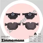 Задние тормозные колодки Zimmermann 23732.170.1 для BMW 6 серии E64 / кабриолет