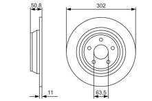 Тормозной диск Bosch  0 986 479 D37