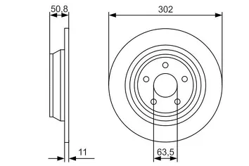 Bosch 0 986 479 D37 <span>тормозной диск полный</span>