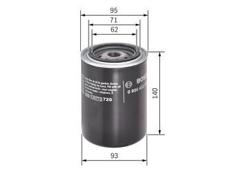 Bosch 0986452001 <span>масляный фильтр</span>