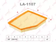 Воздушный фильтр Lynx  LA-1107