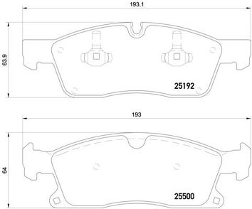 Brembo P 50 109 <span>тормозные колодки передние</span>