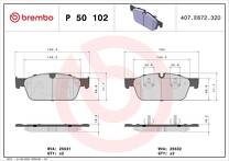 Передние тормозные колодки Brembo  P 50 102