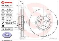 Тормозной диск Brembo Prime Line  09.A542.11