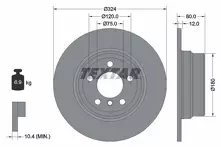 Тормозной диск Textar 92107403 для BMW X5 E53