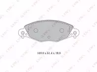 Передние тормозные колодки Lynx  BD-2209