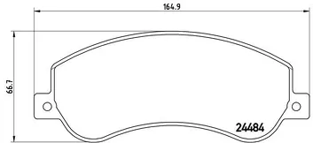 Brembo P 85 115 <span>тормозные колодки передние</span>