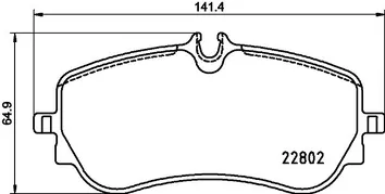 Brembo P 85 172 <span>тормозные колодки задние</span>