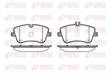 Передние тормозные колодки Remsa 0768.00 для Mercedes-Benz SLK-Class R171