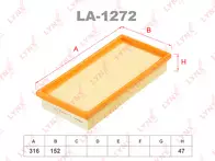 Воздушный фильтр Lynx LA-1272