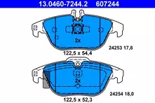 Задние тормозные колодки ATE  13.0460-7244.2