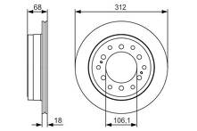 Тормозной диск Bosch  0 986 479 S36