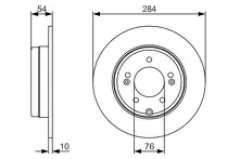 Тормозной диск Bosch 0 986 479 A45 для Hyundai Grandeur 4 пок.