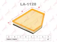 Воздушный фильтр Lynx  LA-1128