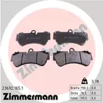 Передние тормозные колодки Zimmermann  23692.165.1
