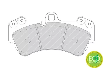 Ferodo Premier Eco Friction FDB1625 <span>тормозные колодки передние</span>