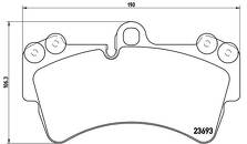 Передние тормозные колодки Brembo  P 85 065