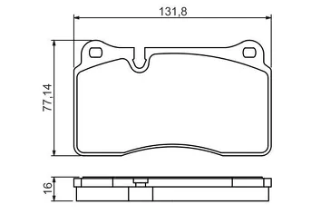 Bosch 0 986 494 207 <span>тормозные колодки передние</span>