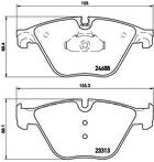 Передние тормозные колодки Brembo  P 06 074