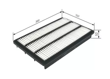 Bosch 1457433339 <span>воздушный фильтр </span>