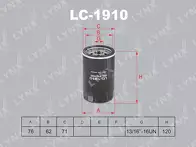 Масляный фильтр Lynx  LC-1910