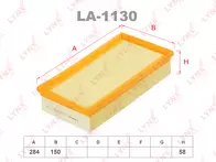 Воздушный фильтр Lynx  LA-1130
