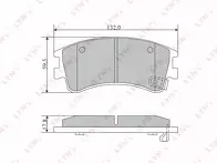 Передние тормозные колодки Lynx BD-5112 для Mazda 6 GY / универсал / рестайлинг