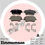 Передние тормозные колодки Zimmermann 23144.195.1 для Mercedes-Benz SLK-Class R171